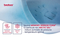 Topper Ice Touch 80x200 cm, memory foam Arctic Gel, 4 cm, husa detasabila, lavabila