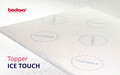 Topper Ice Touch 160x200 cm, memory foam Arctic Gel, 4 cm, husa detasabila, lavabila